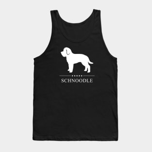 Schnoodle White Silhouette Tank Top